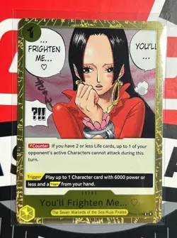You'll Frighten Me... Foil OP14-118 The Azure Sea's Seven One Piece - Image 1