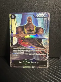 Mr.1 (Daz.Bonez) (Alternate Art) OP14-090 The Azure Sea's Seven Foil - Image 1