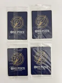 One Piece TCG Monkey D Luffy ST10-006 SR Treasure Booster Set Promo SEALED 4X - Image 2