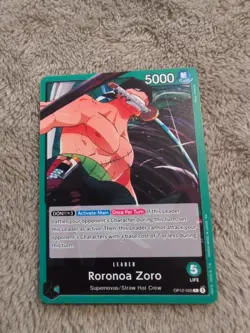 Roronoa Zoro OP12-020 Leader - One Piece: Legacy of the Master English - Image 1