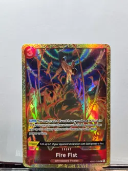 Fire Fist OP03-018 Alt Art Rare Pillars Of Strength One Piece CCG NM/M English - Image 1