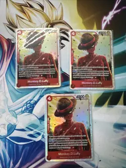 Monkey D. Luffy SR - OP12-015 x3 - Legacy of the Master - One Piece TCG English - Image 1