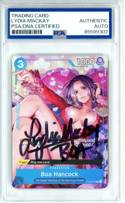 PSA Lydia Mackay Signed Boa Hancock ST03-013 One Piece Seven Warlords Of The Sea - Image 1