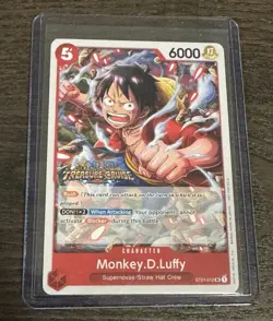 One Piece Monkey D. Luffy ST01-012 TP Vol 5 Treasure Cruise - English - NM - Image 1