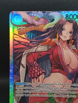 Boa Hancock OP07-051 - One Piece TCG English - SR Super Rare Foil NM Near-Mint - Image 2