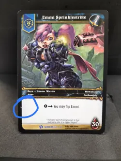 WoW TCG Emmi Sprinkle strike Arena Grand Melee Rare Hero 1/13 - Image 3