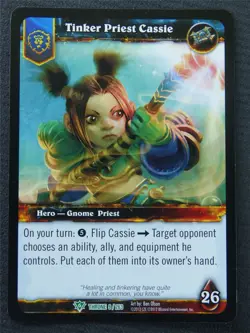 Tinker Priest Cassie - Uncommon - World Of Warcraft #1HY - Image 1