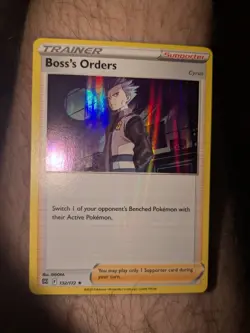Pokemon TCG Brilliant Stars Boss's Orders 132/172 Holo Card - Image 1