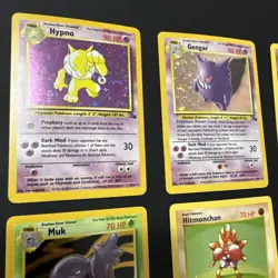 Pokemon Bulk Wotc 9 Card Vintage Lot HOLO Unlimited Shadowless 1st Edition LP-MP - Image 2