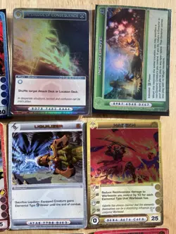 Chaotic Cards Lot of 17 Damaged Supers And Rares - Image 3