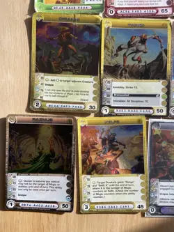 Chaotic Cards Lot of 17 Damaged Supers And Rares - Image 4