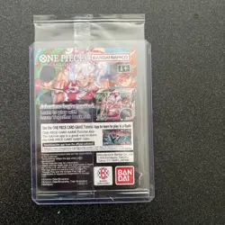 One Piece Monkey D. Luffy US College Basketball Promo Card RUTGERS - Image 3
