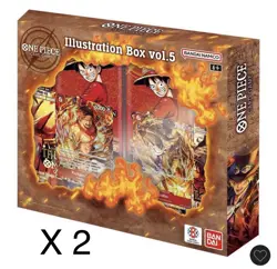 One Piece Card Game Illustration Box IB-05 Vol.5 x2 Carrying on His Will Bandai - Image 1