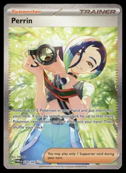 Perrin Twilight Masquerade Special Illustration Pokemon Card 220/167 NM - Image 1