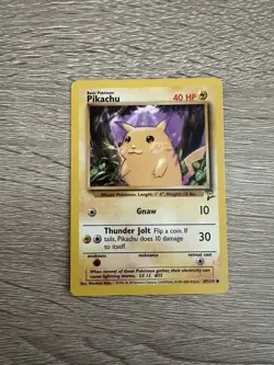 Pokemon Cards Pikachu Base Set 2 With Bonus Gift - Image 1