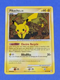 Pikachu - 94/123 - Common Mysterious Treasures - Pokemon Card - LP - Image 1