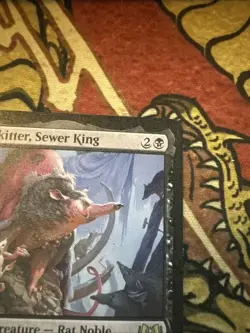 Mtg Magic WOE Lord Skitter Sewer King Film Misprint Layer Error Card - Image 3