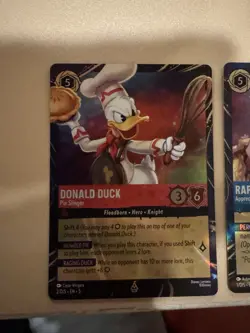 Disney Lorcana Magical Places Stitch Rapunzel Donald Duck EPCOT Promo Cards Set - Image 3