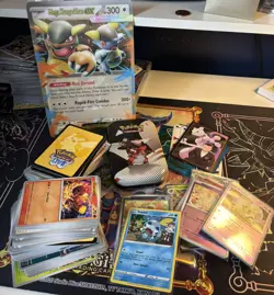 Pokemon Joblot 3, 200+ Cards, 1 x Empty Tin, Holos & More! Read Description. - Image 1
