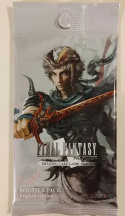 Final Fantasy TCG Opus VI Trading Card Booster Pack NEW Sealed SQUARE ENIX - Image 1