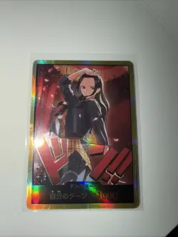 One Piece Japanese DON(EB03-C) Gold Frame DON !! Card Nico Robin - Image 1