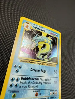 Gyarados 6/102 Base Set Holo Pokemon Card NM- - Image 3