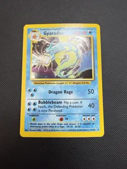 Gyarados 6/102 Base Set Holo Pokemon Card NM- - Image 4