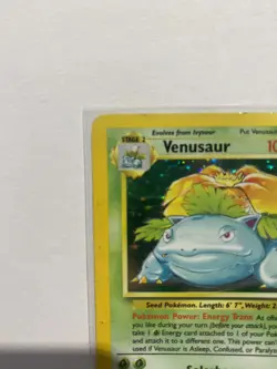 Pokemon TCG Venusaur Base Set Holo Unlimited Rare Card 15/102 - Image 3