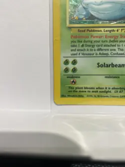 Pokemon TCG Venusaur Base Set Holo Unlimited Rare Card 15/102 - Image 4