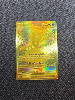 Pokemon TCG Mega Gardevoir EX Gold Holo Rare Card 187/132 English Edition - Image 1