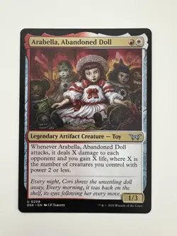 Arabella Abandoned Doll MTG Magic the Gathering Card NM Near Mint DSK - Image 1
