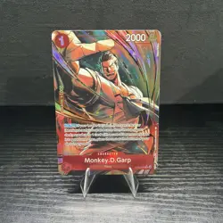 Monkey D. Garp Alt Art OP13-016 - One Piece English Card - Carrying on His Will - Image 1