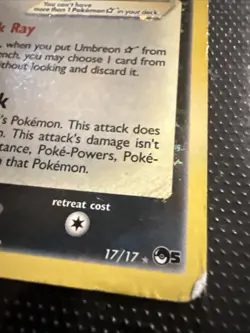 Pokemon TCG Umbreon Gold Star 17/17 Celebrations Holo Card Classic Collection - Image 2