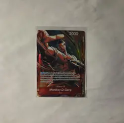 Monkey D. Garp Alt Art OP13-016 - One Piece English Card-Carrying on His Will M - Image 1