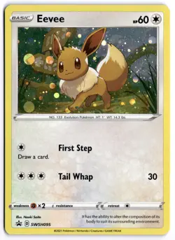 Pokemon Eevee Promo SWSH: Sword & Shield Promo Cards SWSH095 NM - Image 1