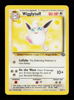 Wigglytuff 32/64 Non Holo Rare Jungle Pokemon Card - Image 1