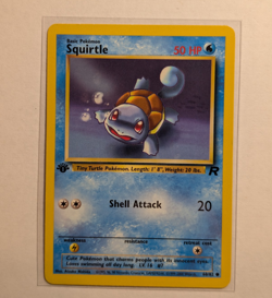 Pokemon Card - Squirtle Team Rocket 68/82 Common 1st Edition - Image 1