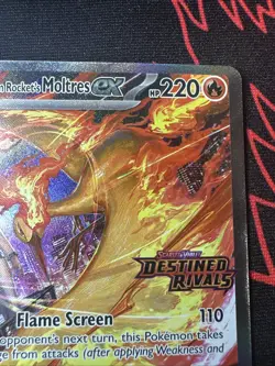 Team Rocket's Moltres ex -(Destined Rivals Stamp) 229/182 Miscellaneous Cards NM - Image 2
