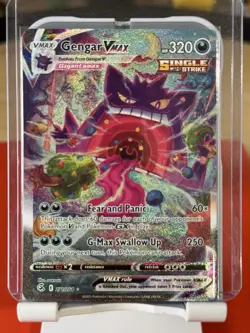 Pokemon Card TCG Gengar VMAX 271/264 Alt Art Secret Rare Ungraded NM - Image 1