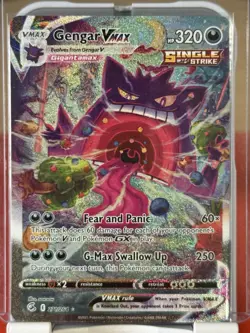 Pokemon Card TCG Gengar VMAX 271/264 Alt Art Secret Rare Ungraded NM - Image 2