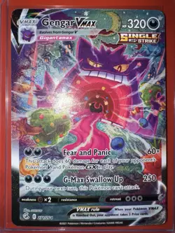 Pokemon Card TCG Gengar VMAX 271/264 Alt Art Secret Rare Ungraded NM - Image 5