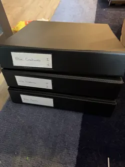 Magic The Gathering Large Lot Of Blue Cards In Organized Binders - Image 1