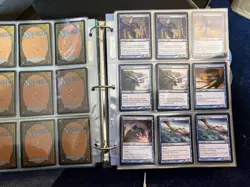 Magic The Gathering Large Lot Of Blue Cards In Organized Binders - Image 3