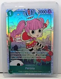 Perona OP12-034 SR Legacy of the Master ONE PIECE Card Game English Super Clean! - Image 1