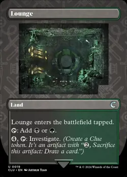 Magic the Gathering (mtg): CLU: Lounge - Full Art - Image 1
