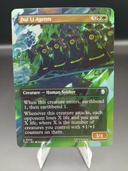 Dai Li Agents - 306 - MTG Avatar: The Last Airbender - Borderless Scene. Regular - Image 1