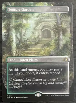 Temple Garden (Borderless) Lorwyn Eclipsed Regular - Image 1