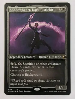 Shadowheart, Dark Justiciar (Foil Etched) Commander Legends Baldur's Gate - MTG - Image 1