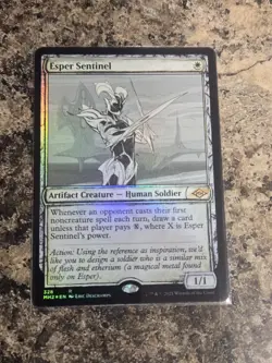 Magic The Gathering Foil Esper Sentinel (Showcase) Modern Horizons 2 *SHIPS NOW* - Image 2
