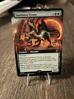 Vaultborn Tyrant Karte Magic the Gathering The Big Score Artwork M 0085 Dinosaur - Image 1